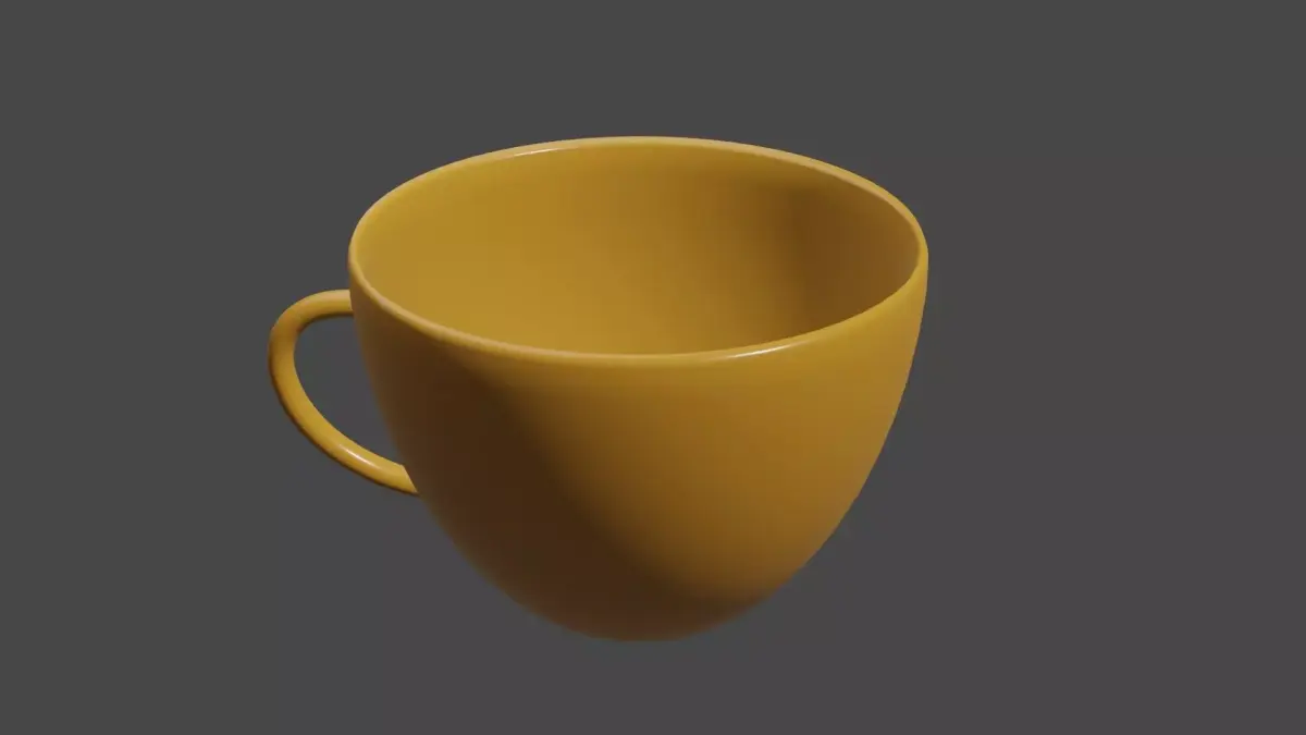 Teacup cup Free 3D model