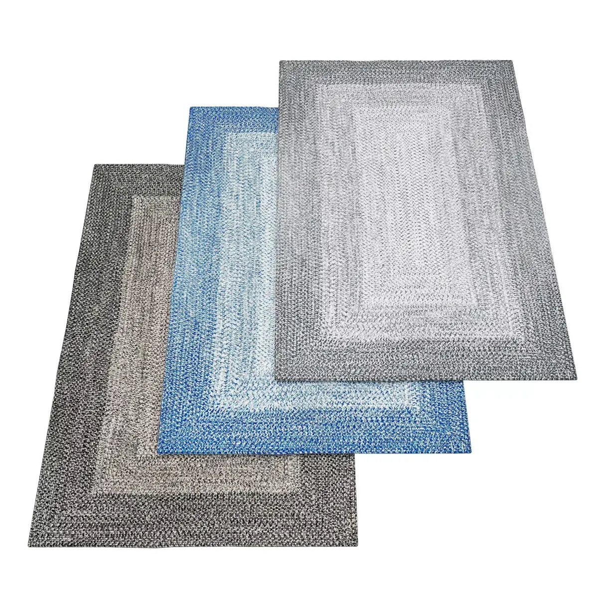 Jayda Braided Ombre Rug 3D model