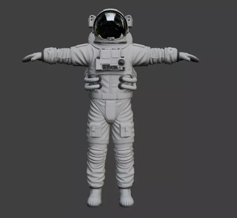 Realistic Astronaut Space Suit 3D Model 3D model purchase