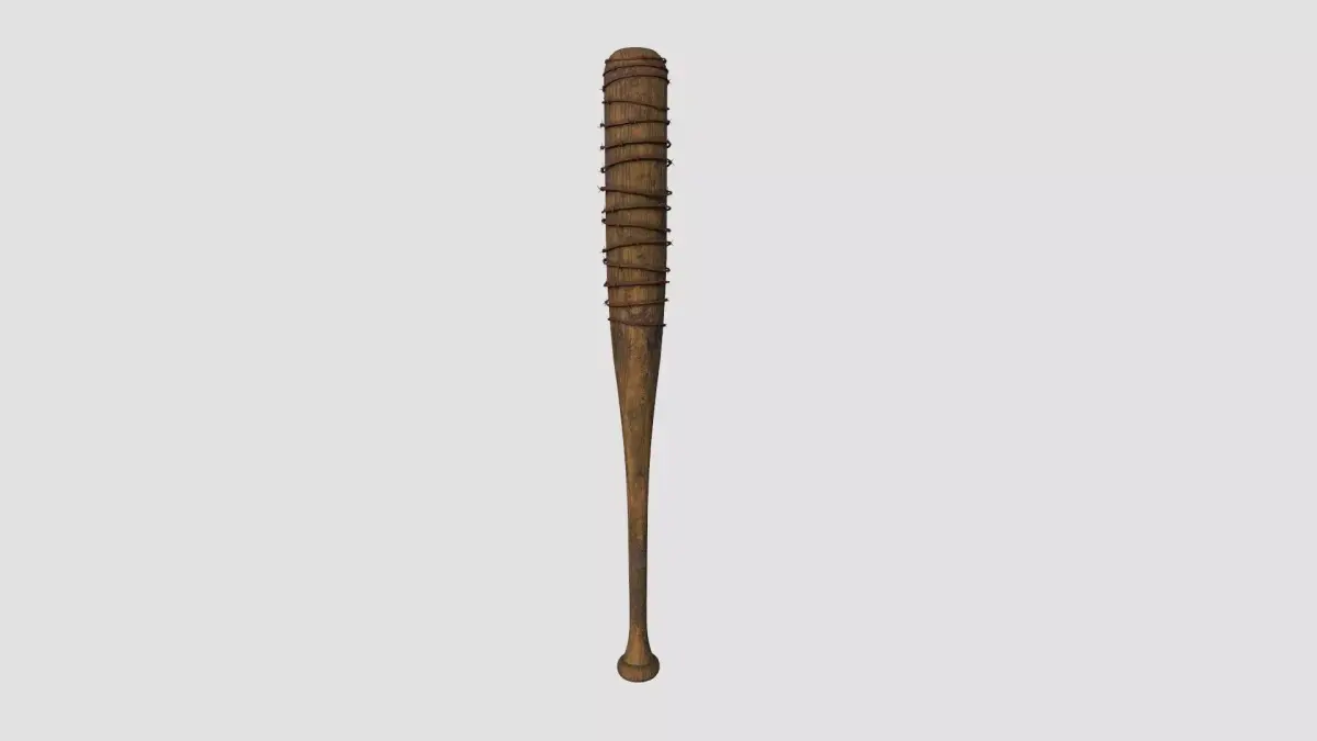 Baseball Bat Weapon 06 - Lucille - Character Weaponry 3D model