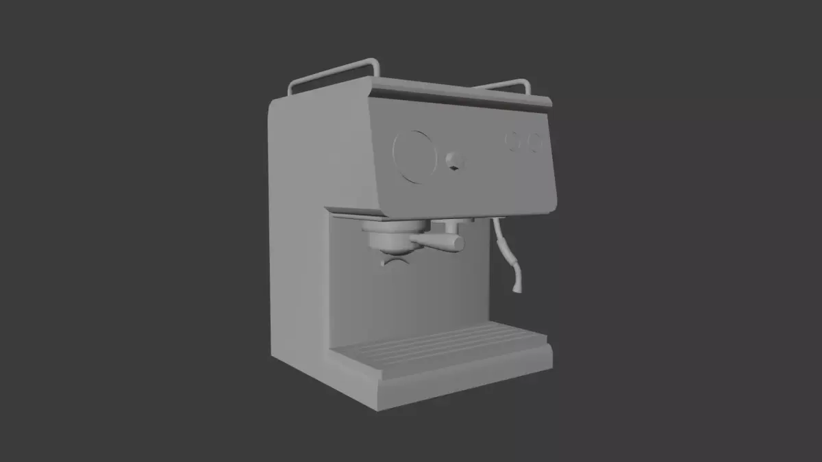 Simple Coffe Machine Free 3D model