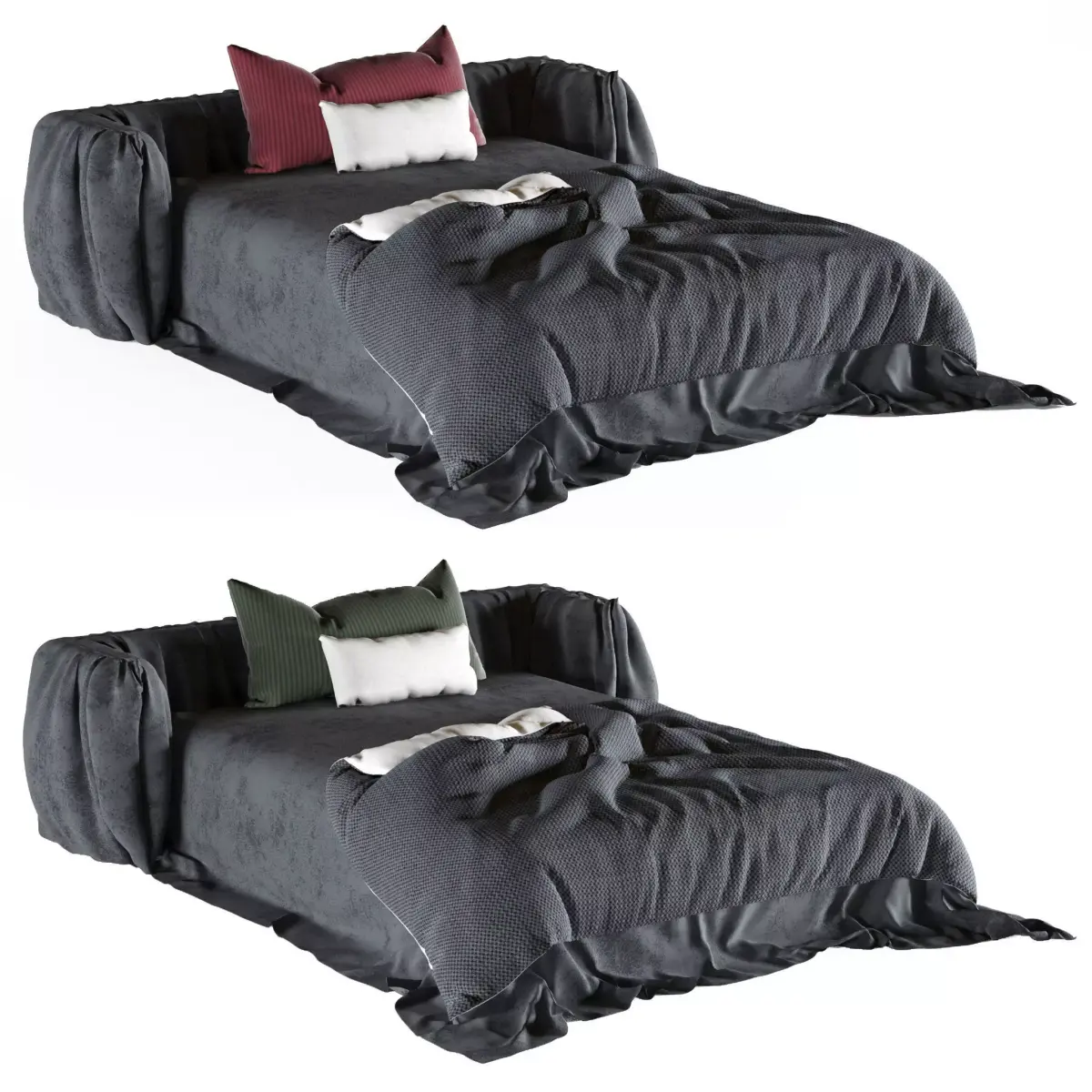 mileh bed  Free 3D model