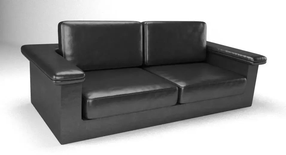 Leather sofa Free 3D print model