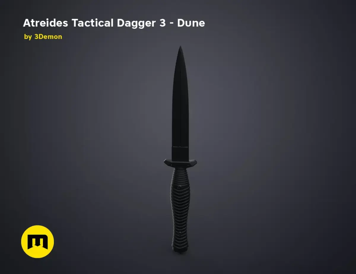 Atreides Tactical Dagger 3 - Dune 3D print model