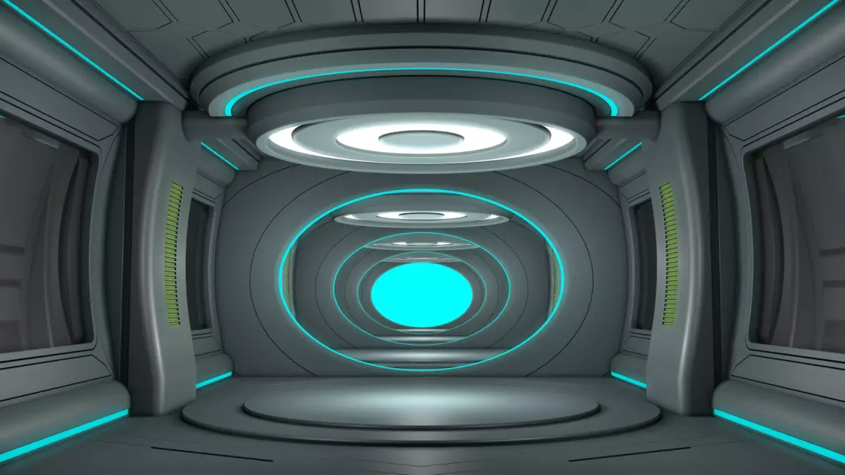 Sci Fi Corridor Laboratory 3D model purchase