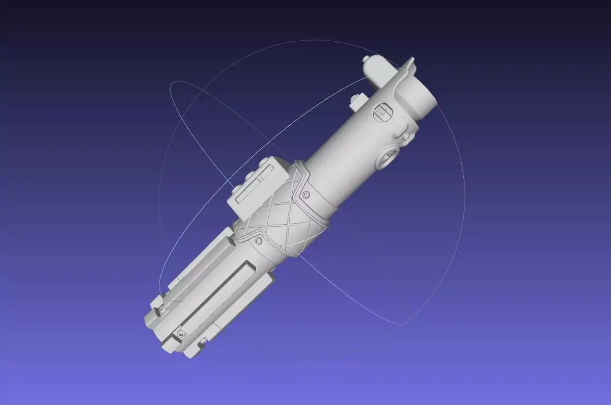 Star Wars Episode IX Rey Lightsaber Printable Model 3D print model