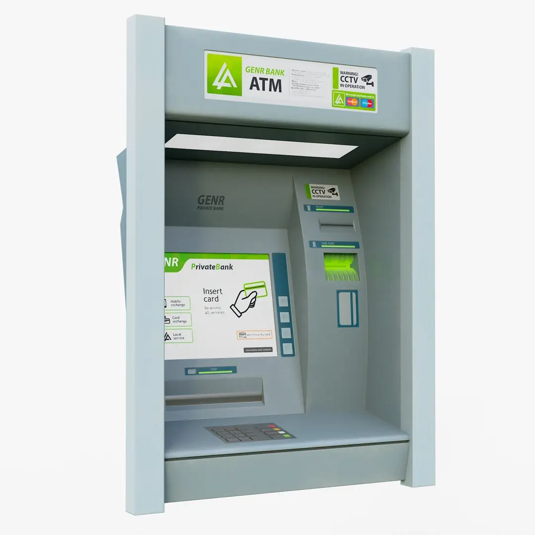 ATM GameReady 3D model
