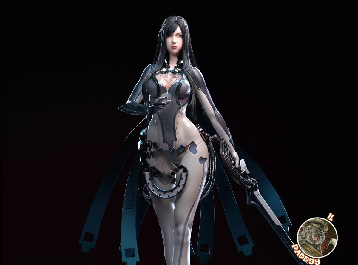 Raven Stellar Blade Fan Art  3D print model