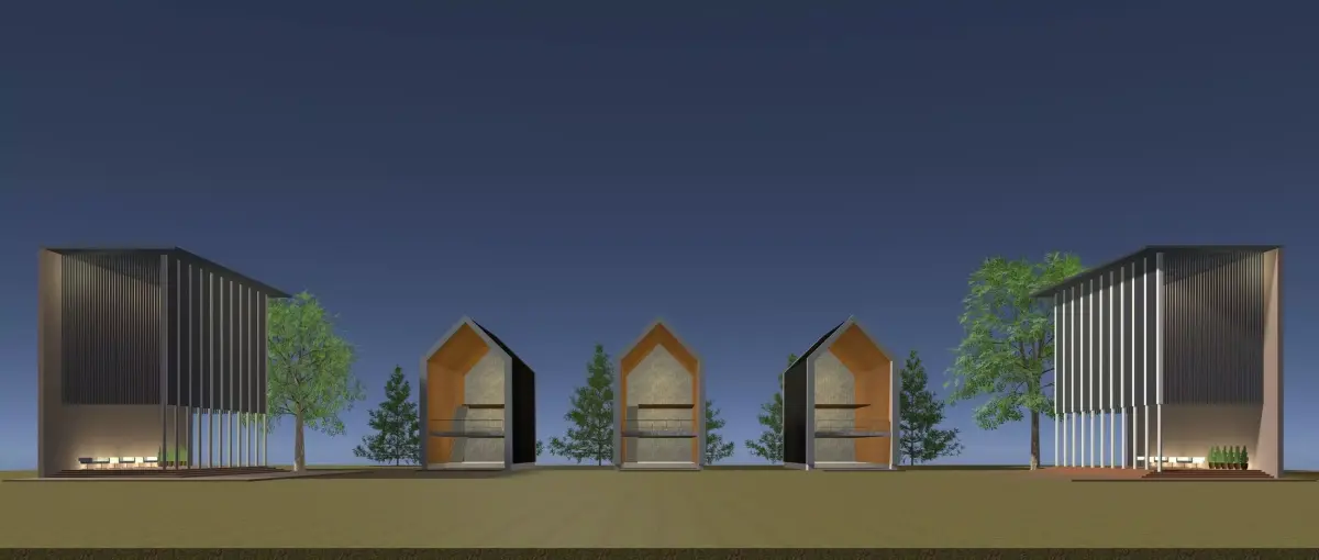 Outdoor pavilion 25-45 3D model