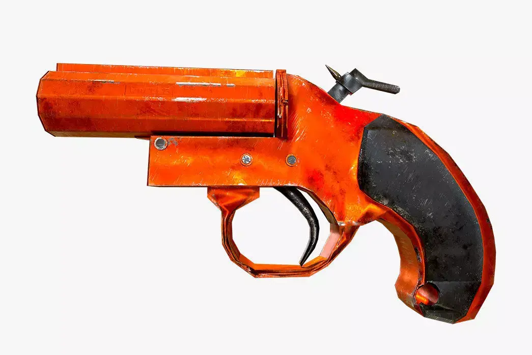 Flare Gun 3D model shop