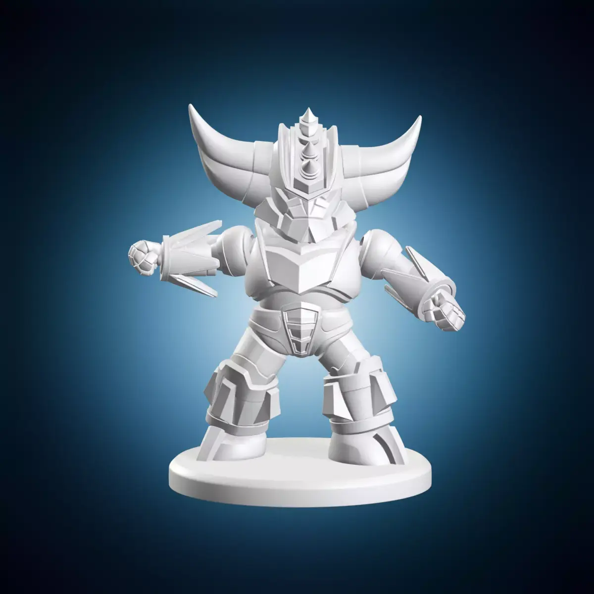 Grendizer Robot With Horns 3D print model