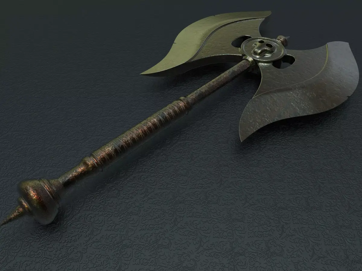 Battle axe 1  3D model