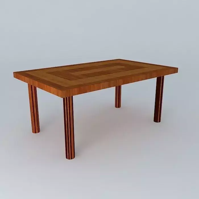 Table wooden dining Free 3D model purchase