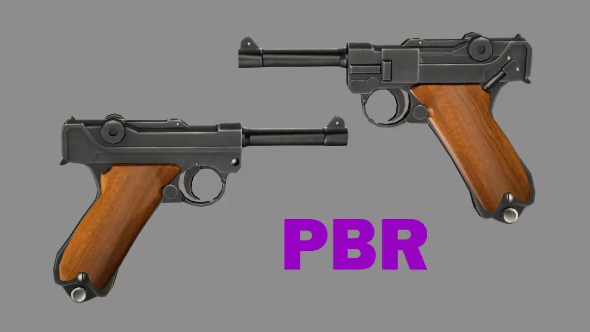 Pistol C127G Luger Model 1908 Low Poly 3D Model Low-poly 3D model purchase