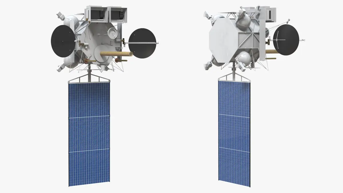 Geostationary Operational Meteorological Satellite 2 3D model