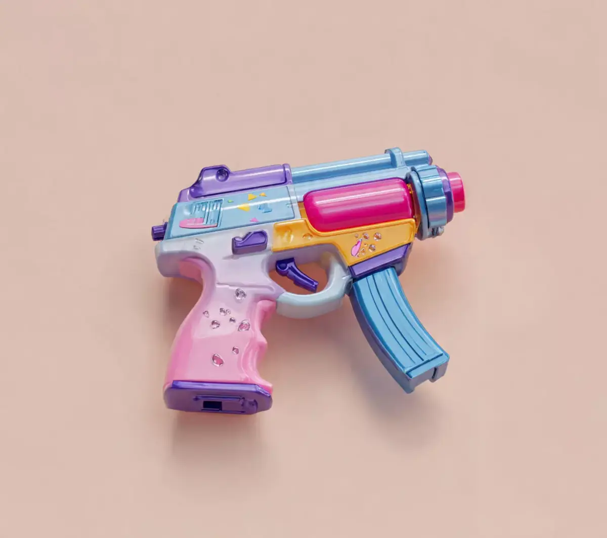 Cute Colorful Sci Fi Toy Blaster 3D print model purchase