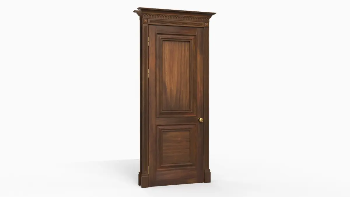 Classic Door 3D model 16