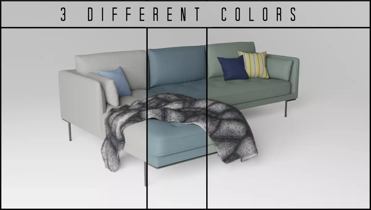 Harlow corner sofa Free 3D model