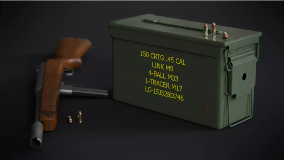 Ammo Box 3d Model 3D model