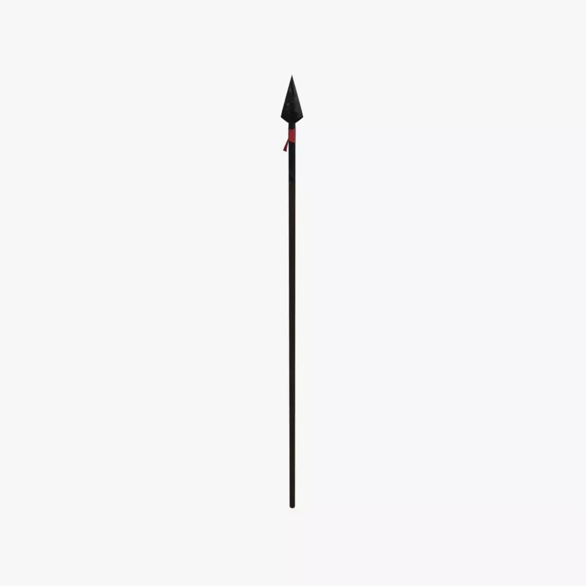Medieval Spear Low-poly 3D model 9