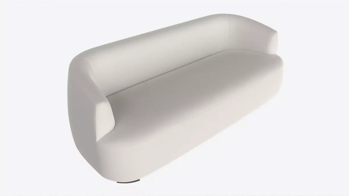 Sofa Baker Cabochon Free 3D model
