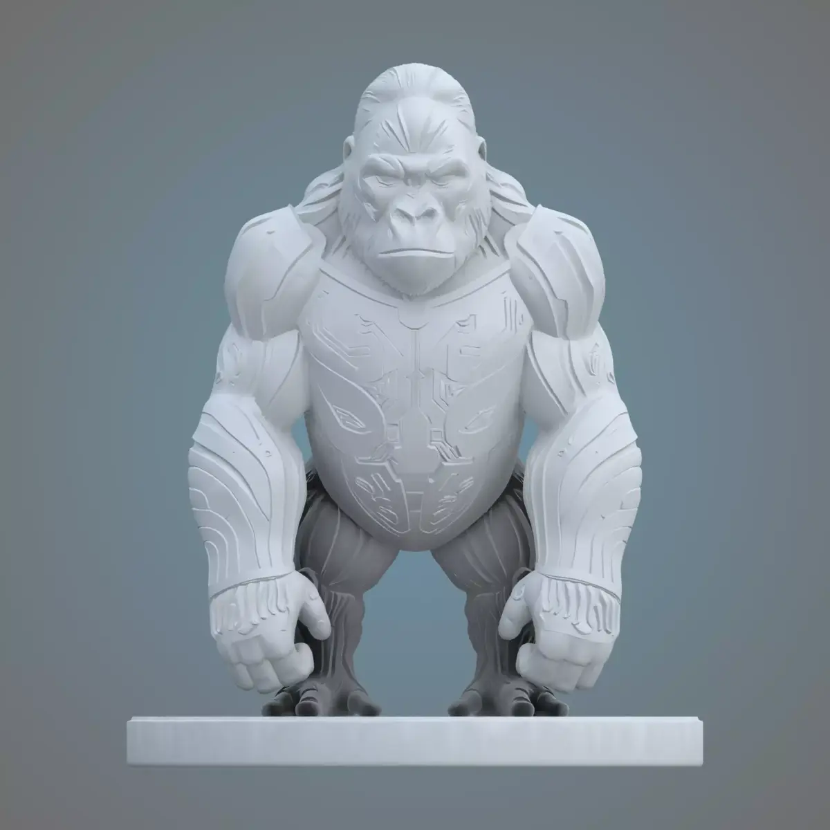 Sci-Fi Armored Gorilla PM-27 3D print model