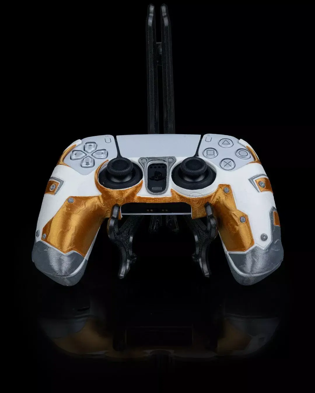 PS5 Controller Shell STL Futuristic Armor Sci Fi Design 3D print model