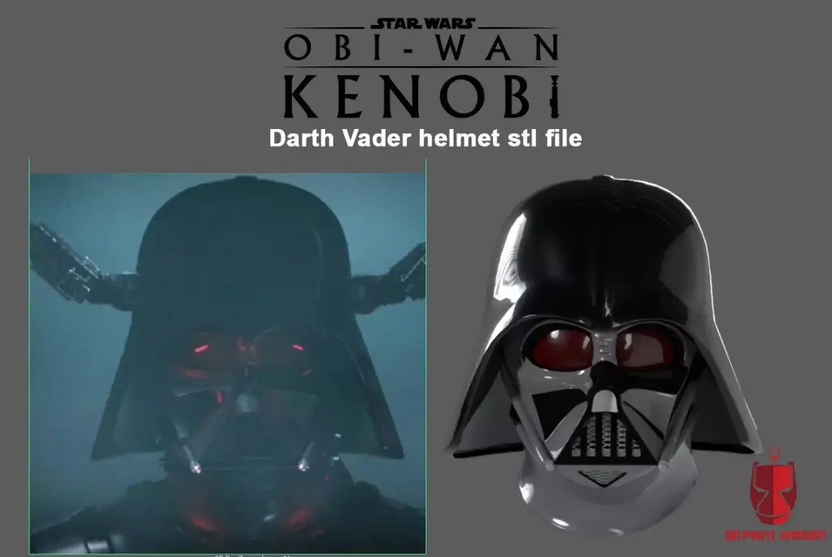 Darth Vader Kenobi Series STL file for 3d print V2 3D print model