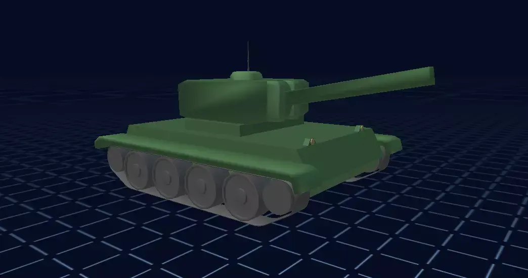 Militant Verdant Dominator - 3D Model of a Green Tank 3D print model