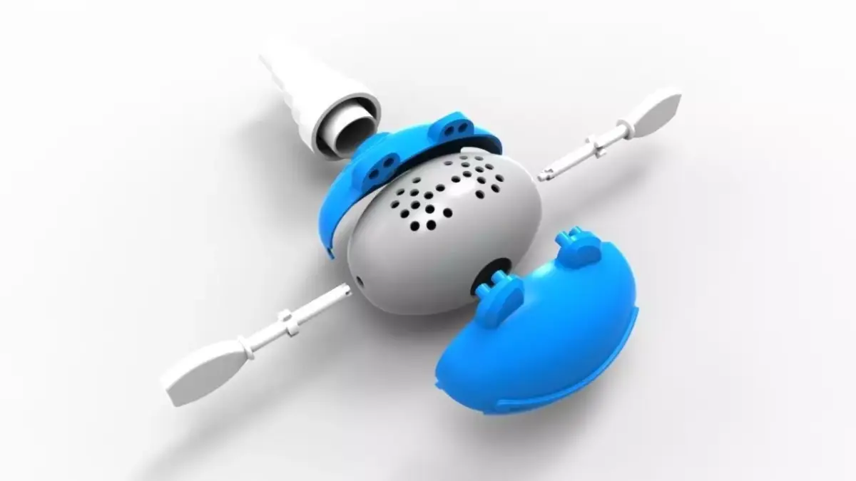 Blue Frog tap Free 3D model