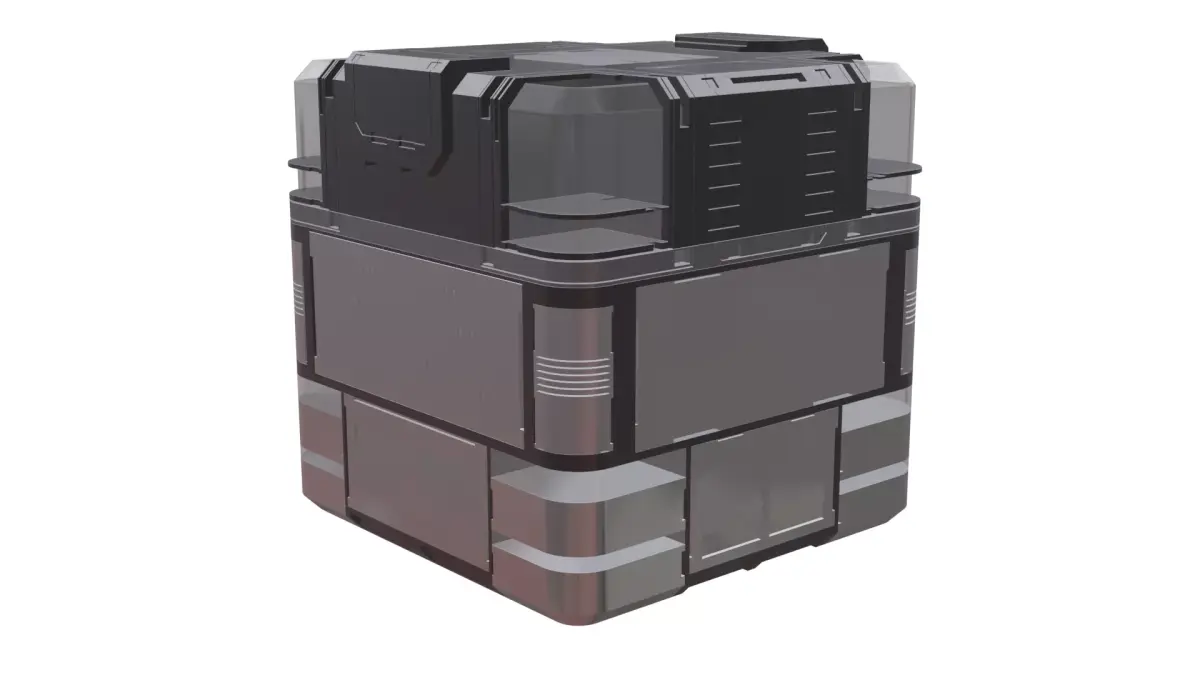 Crate Box 5  3D model