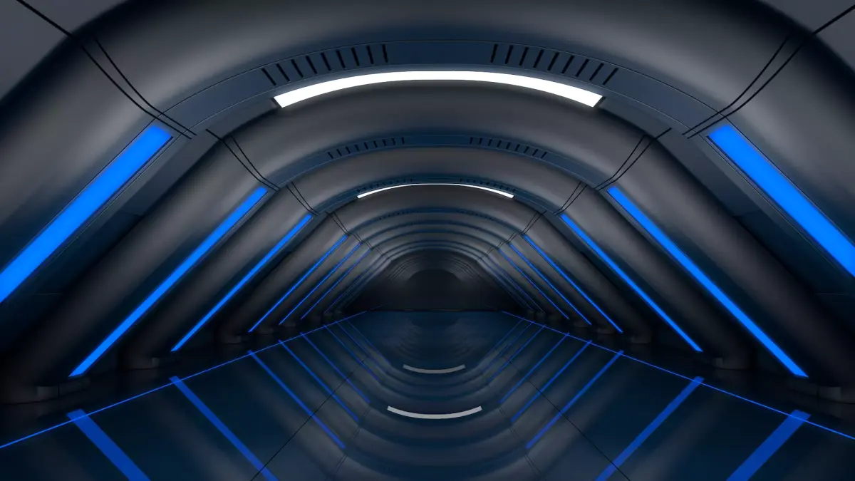 Sci Fi Corridor 3D model 183
