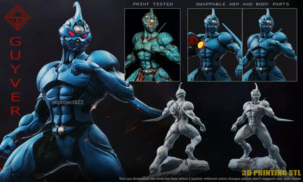 Guyver 3D print model purchase