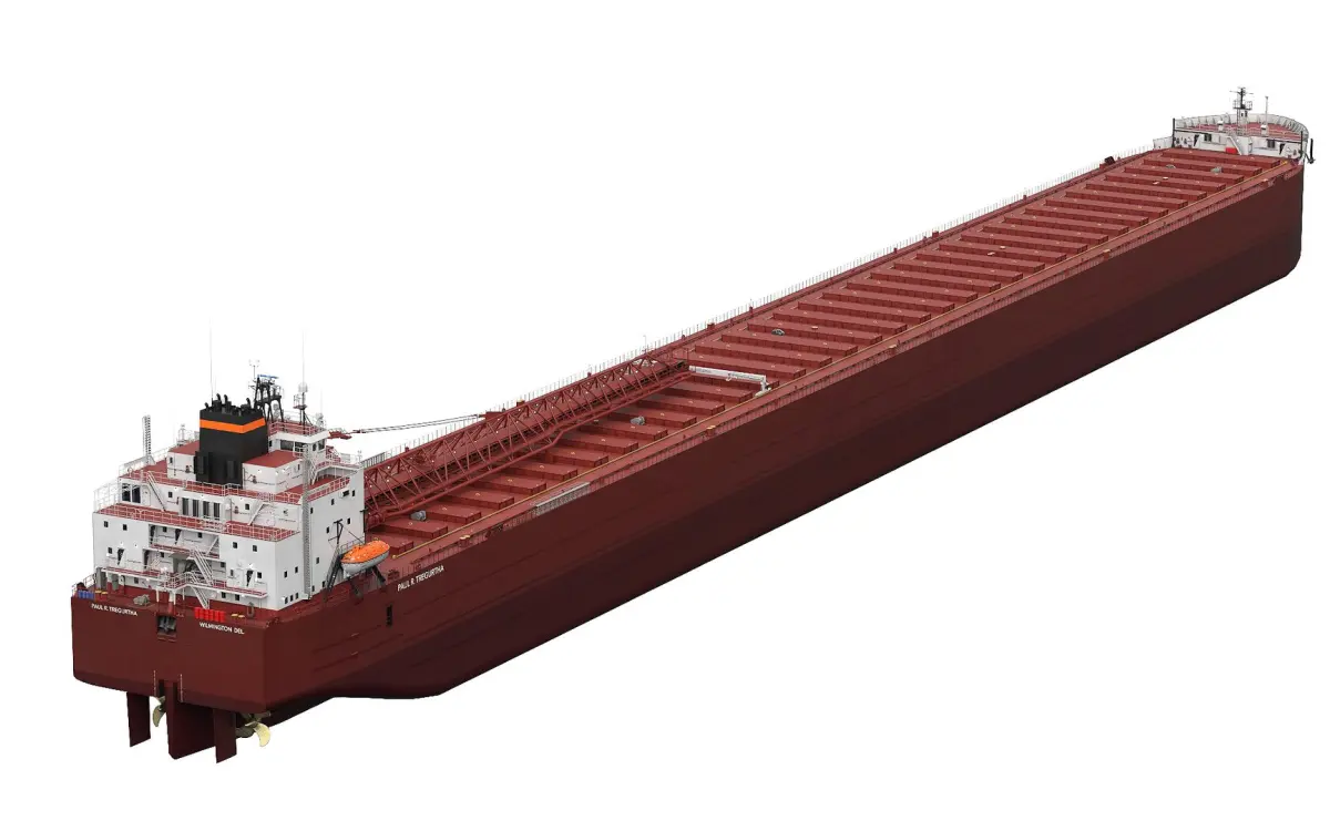 PAUL R TREGURTHA Bulk Carrier Freighter 3D model