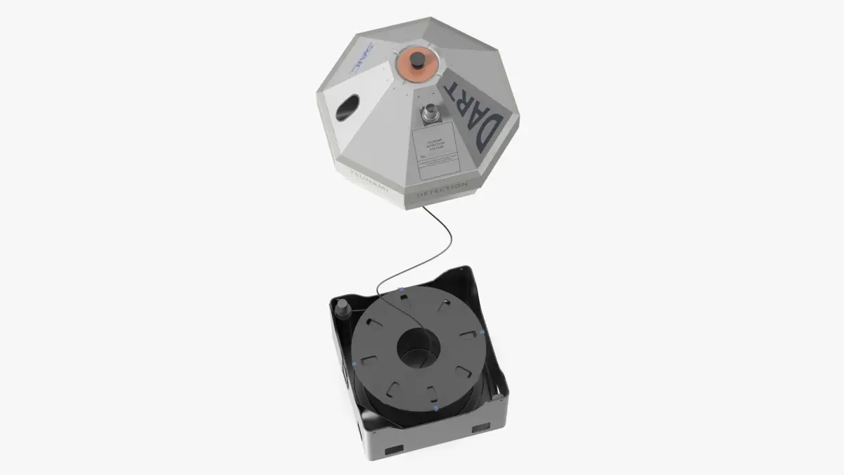 SAIC Tsunami Detection Buoy During Deployment 3D model