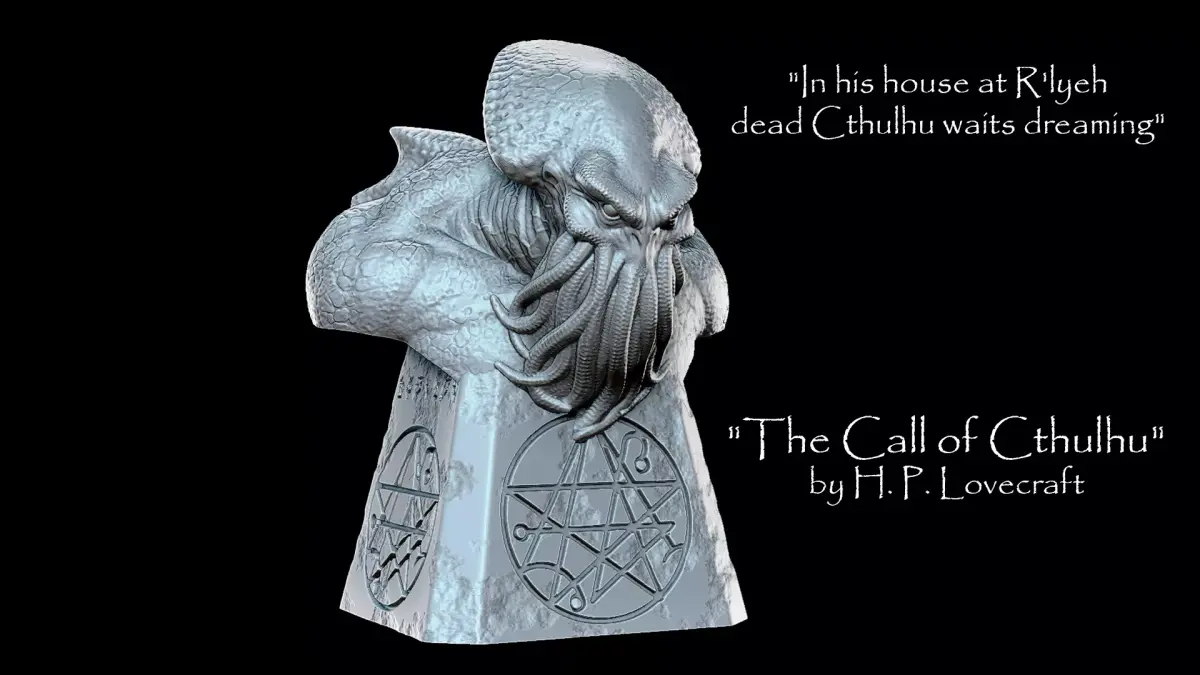 Cthulhu The Great Old One Bust - Lovecraft  3D print model purchase