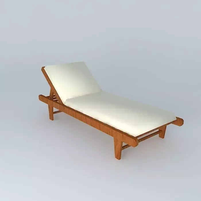 SS Deckchair Free 3D model