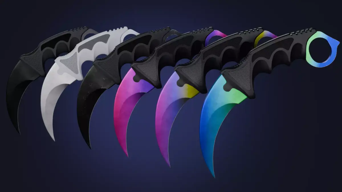 Karambit Knife Game Ready PBR Low Poly Low-poly 3D model