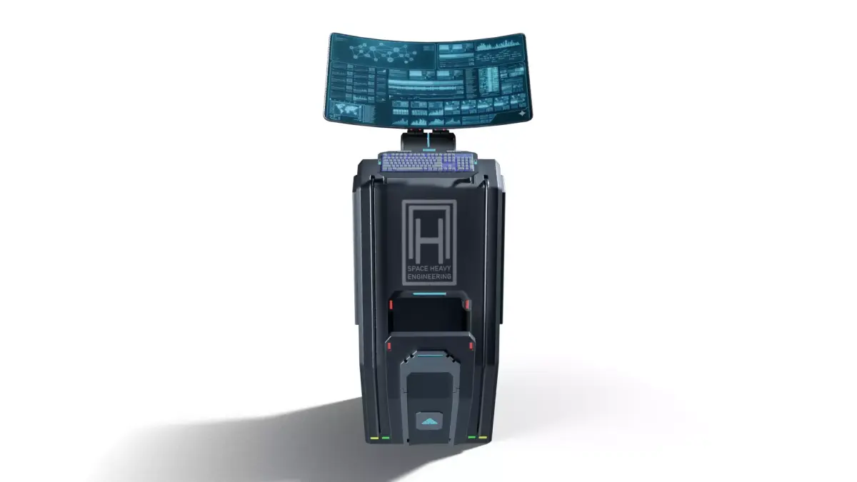 Sci-Fi Terminal 3D model get