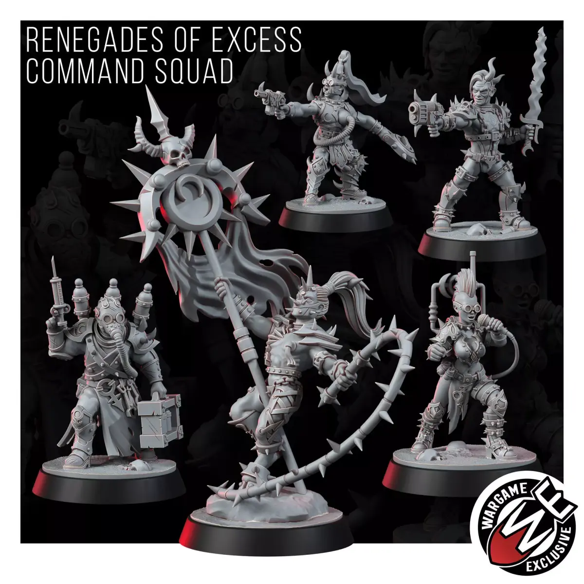 RENEGADES OF EXCESS COMMAND SQUAD 3D model