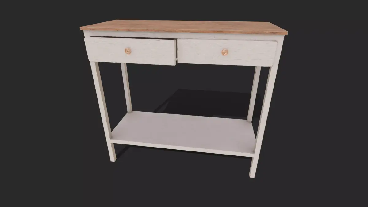 Console Table Low-poly 3D model buy