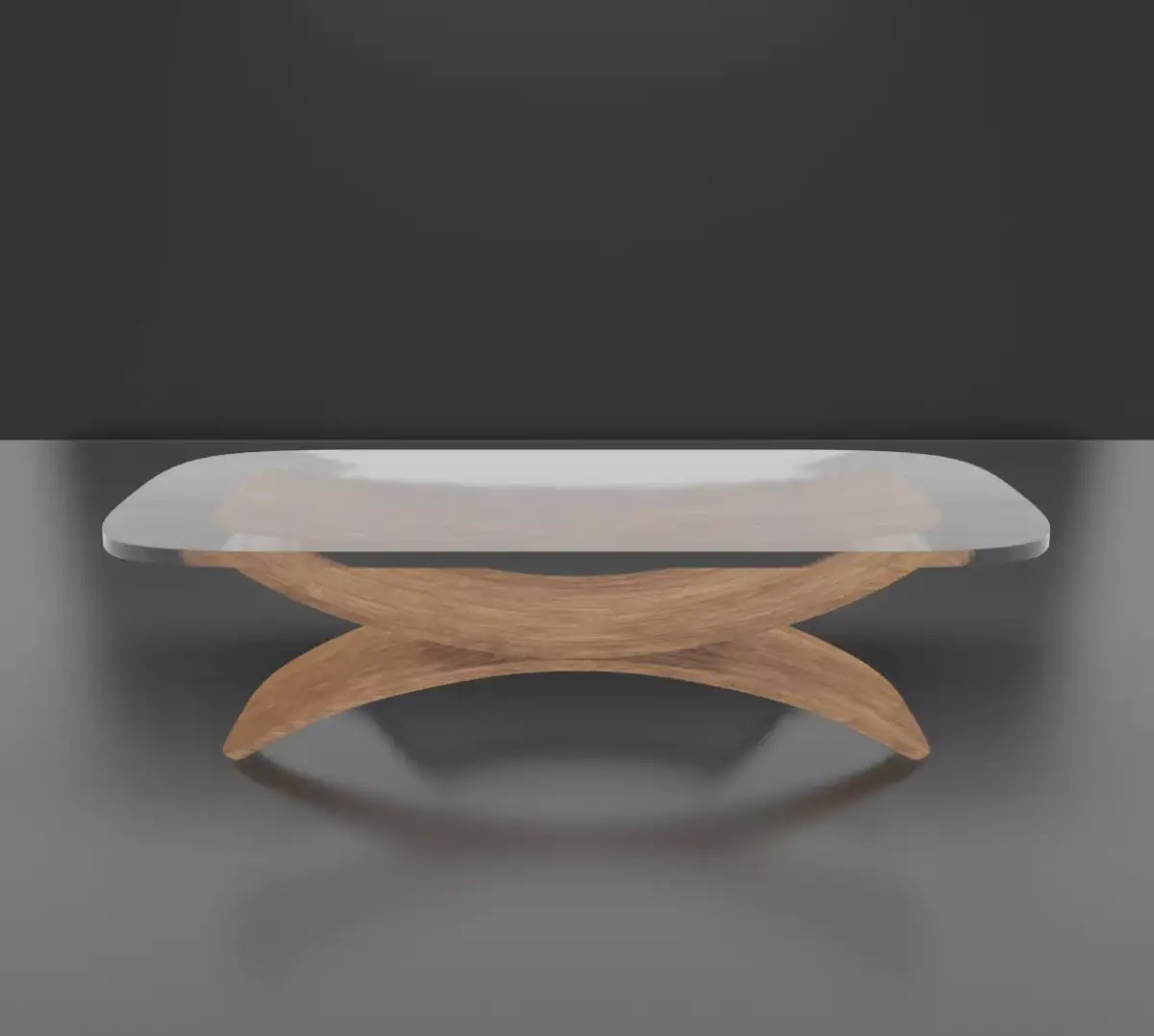 Modern Contemporary  Coffee Table Free low-poly 3D model