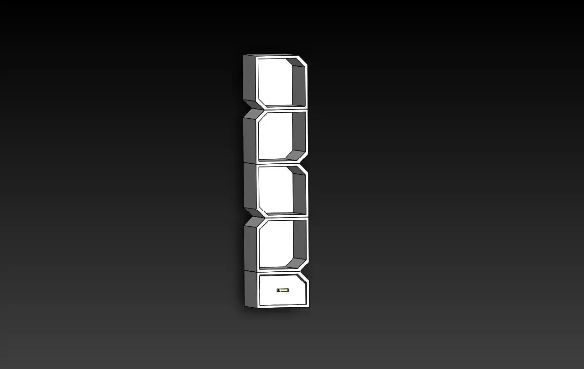 Book Shelf Free 3D print model