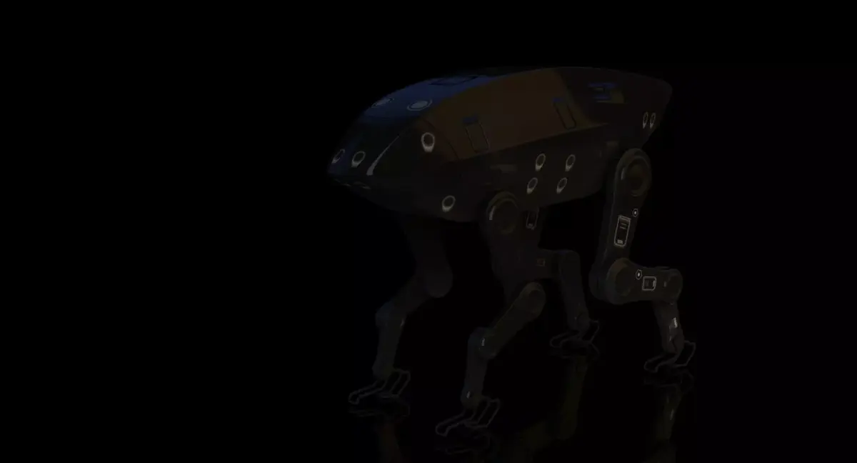 Robot Dog 3D model 9