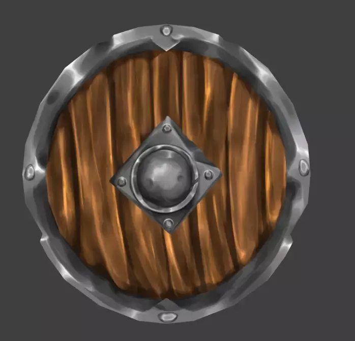  shield Low-poly 3D model buy