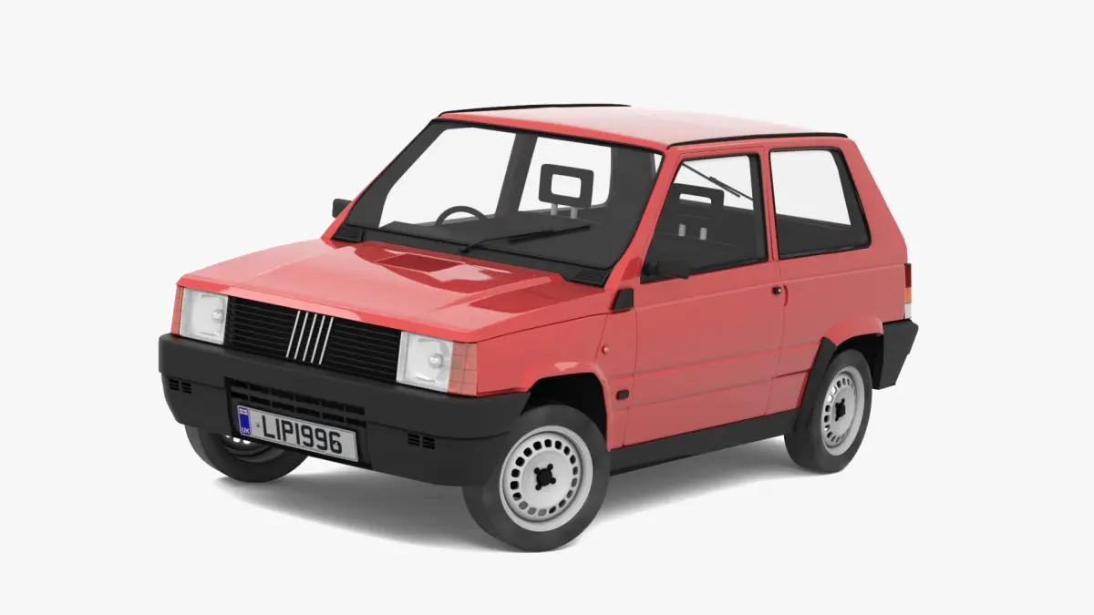 Fiat Panda 3D model purchase
