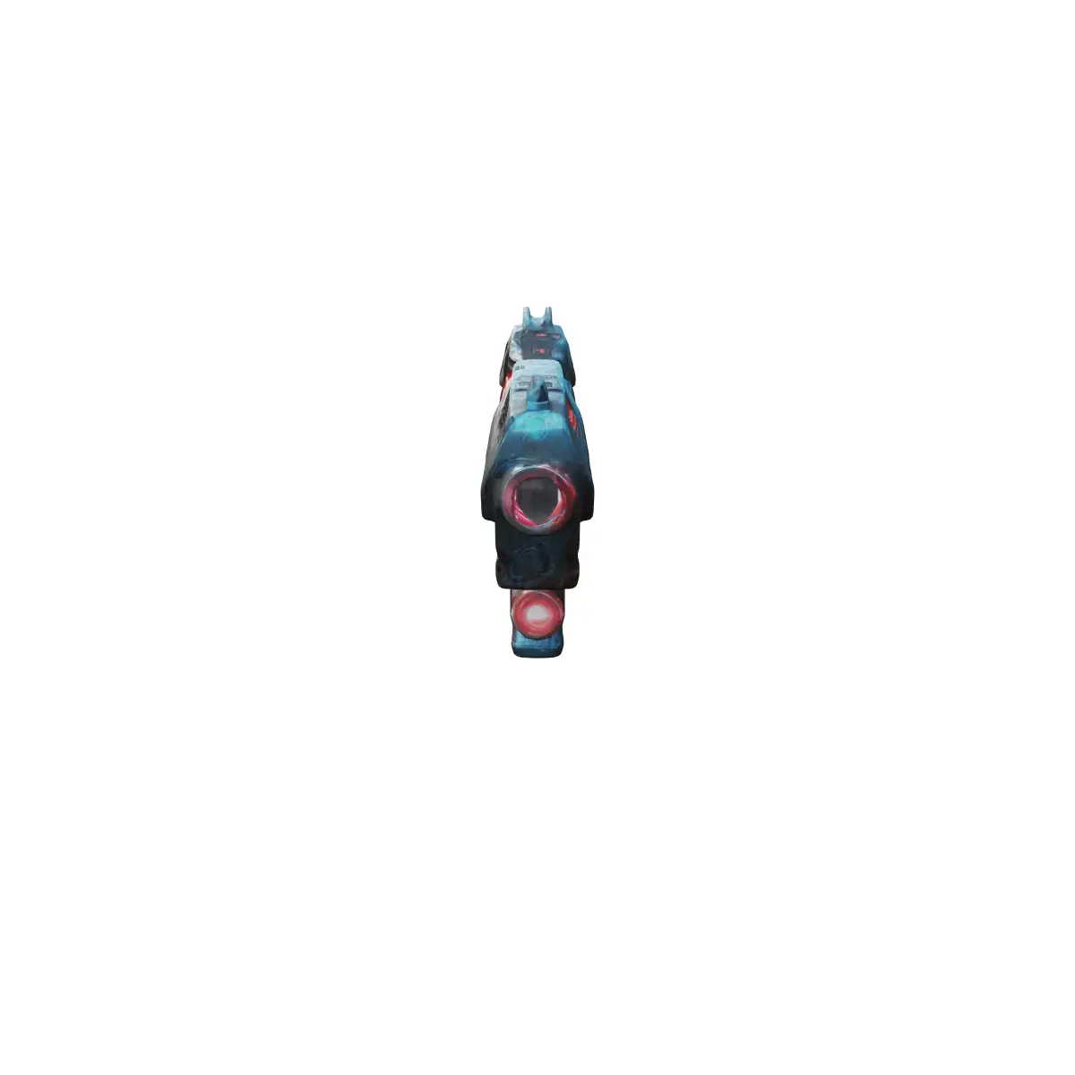 scifi laser hand gun only high quality 3D model
