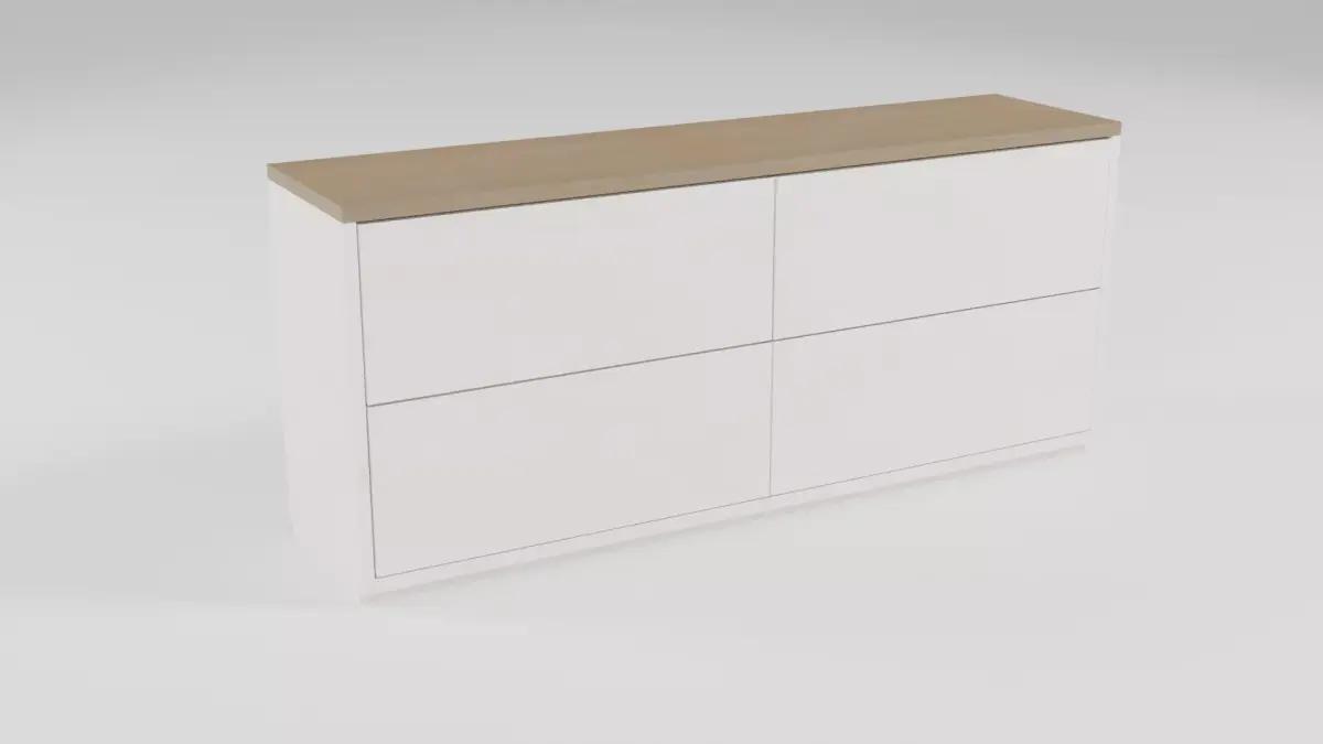 Contemporary wooden sideboard - 006 Free 3D model