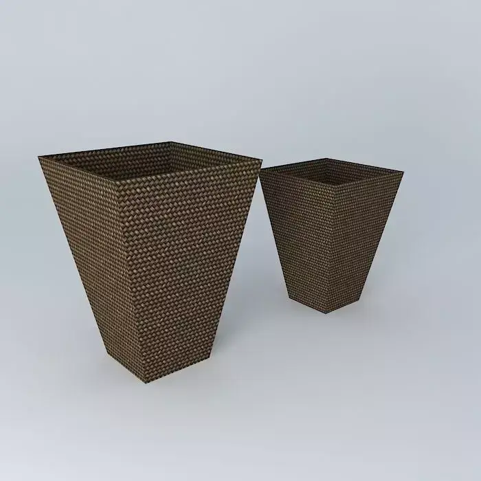 Glass vase Free 3D model 4