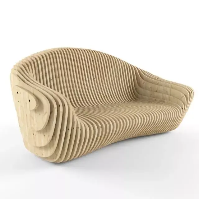 Parametric bench Free 3D model